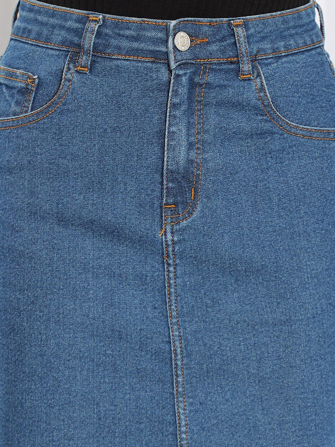 Kotty Straight Mini Denim Skirt