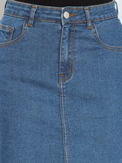 Kotty Straight Mini Denim Skirt