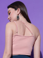 Kotty Women Solid One Shoulder Top