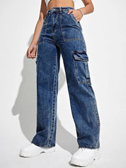 Kotty Women Straight Fit High-Rise Low Distress Stretchable Jeans