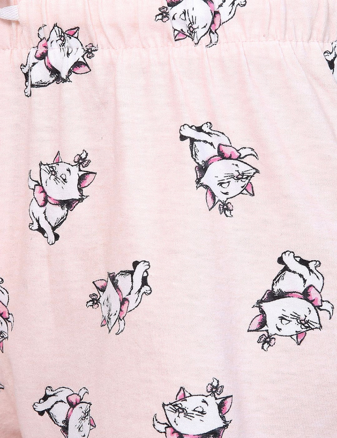 Kotty Women Pink & White Printed Lounge Shorts KTTSLEEPSHORTS186