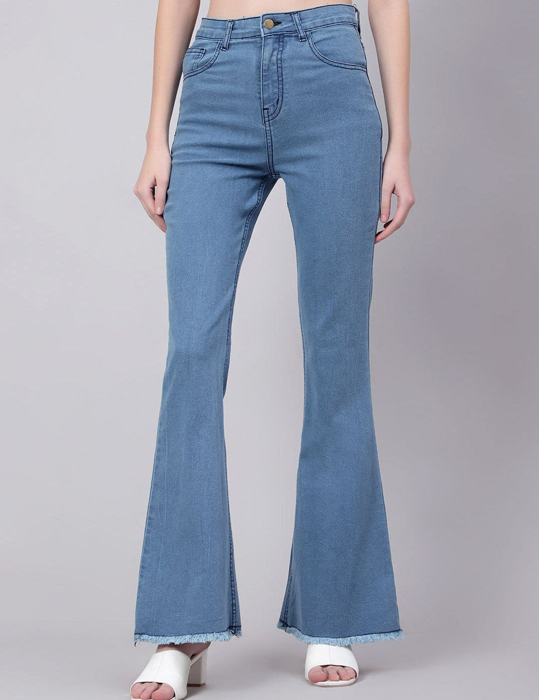 Kotty Women Bootcut High-Rise Stretchable Jeans