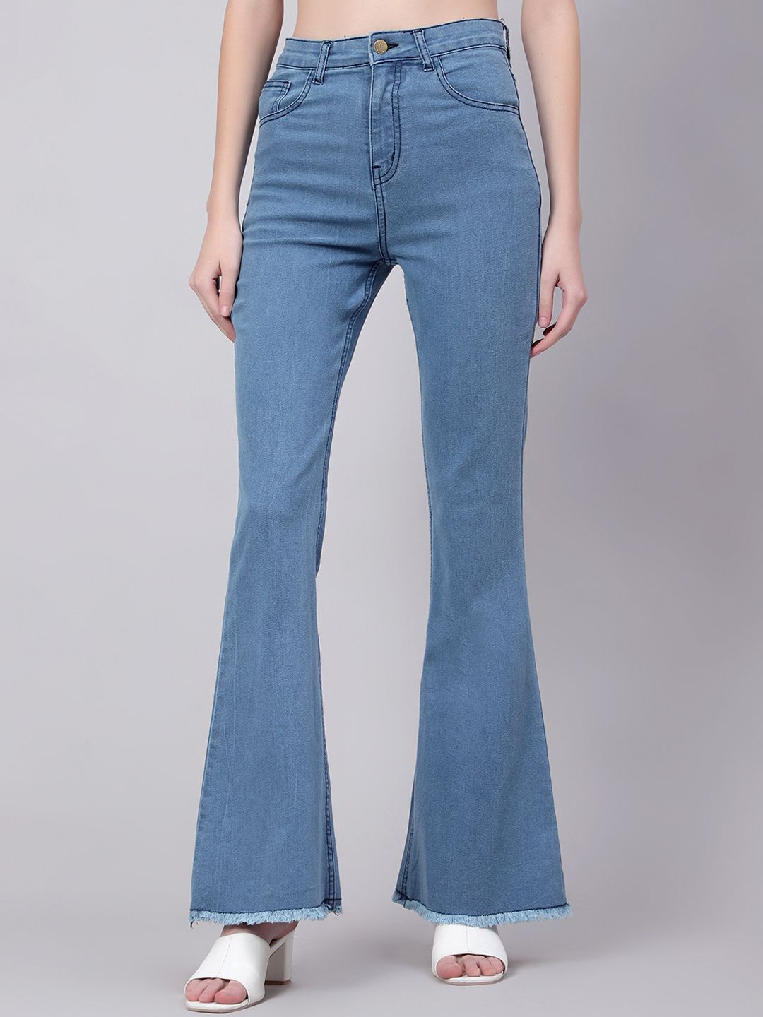 Kotty Women Bootcut High-Rise Stretchable Jeans