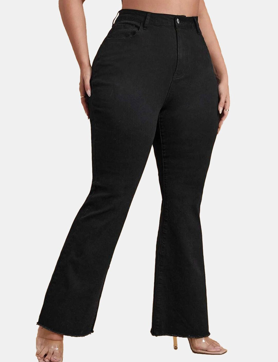 Kotty Women Jean Bootcut High-Rise Stretchable Jeans