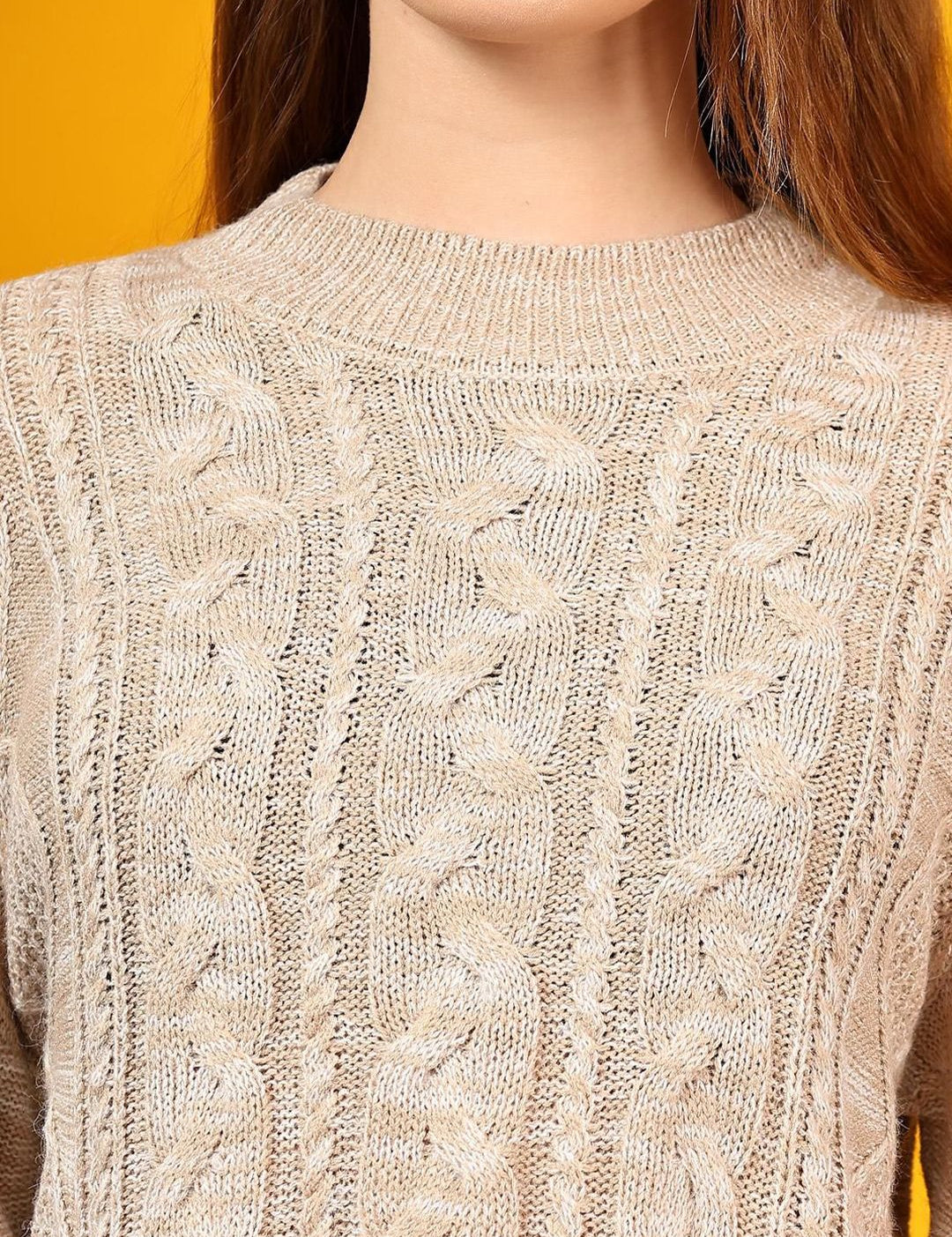 Kotty Women Cable Knit Pullover