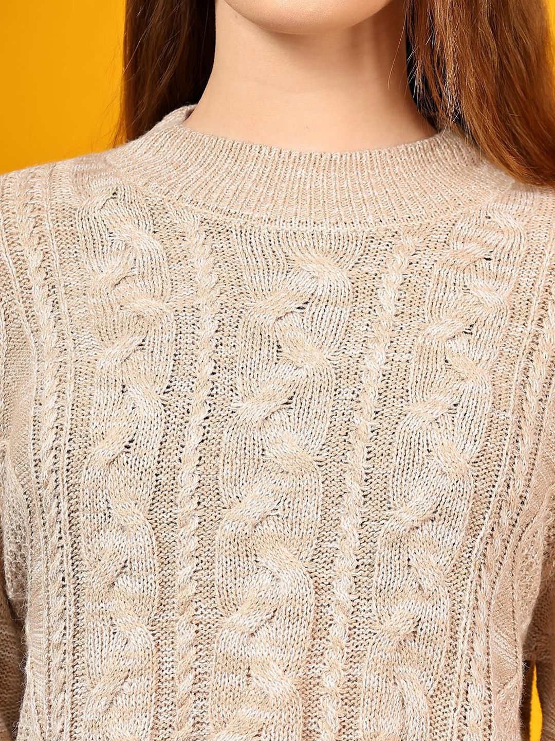 Kotty Women Cable Knit Pullover