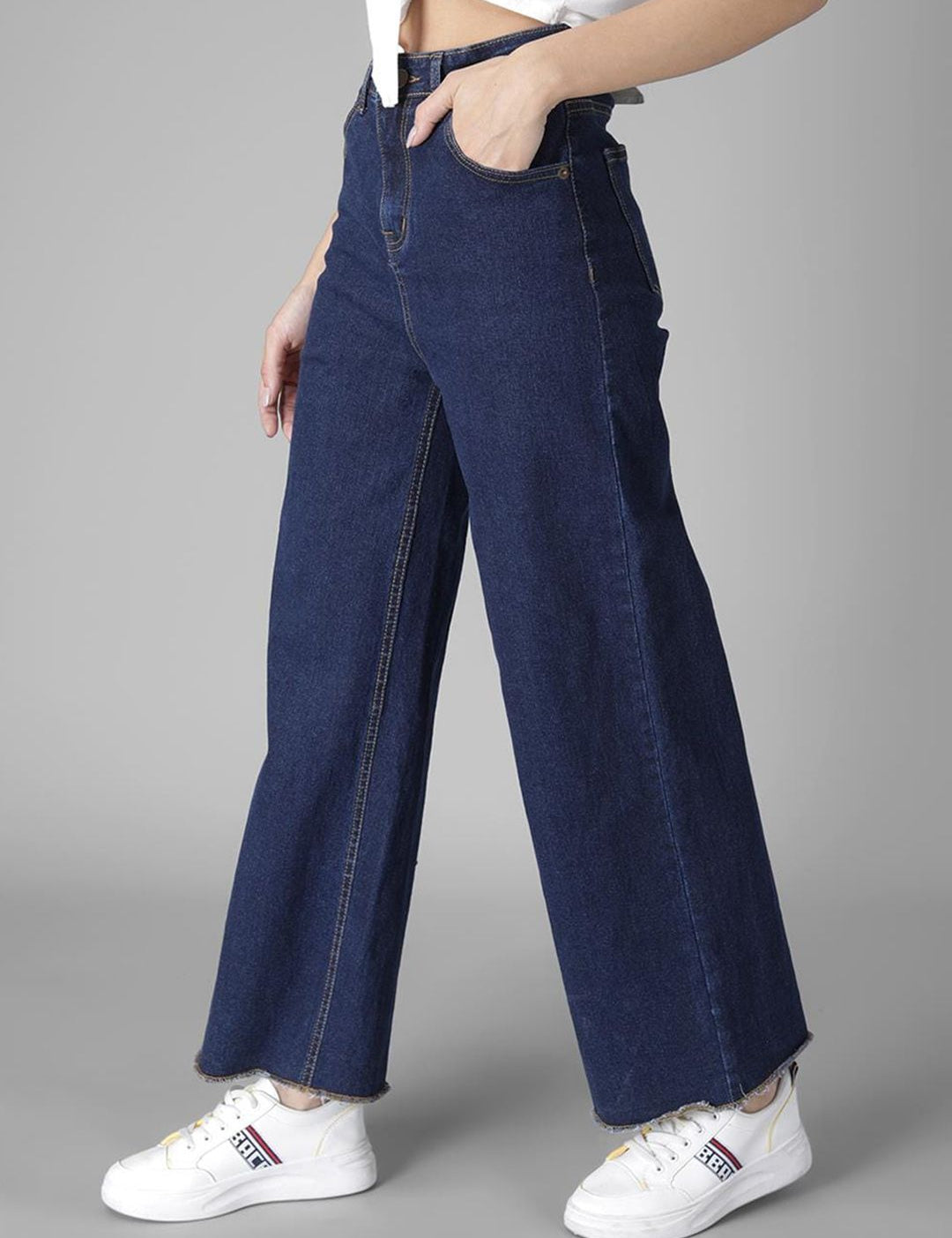 Kotty Women Pack Of 2 Jean Flared High-Rise Stretchable Jeans