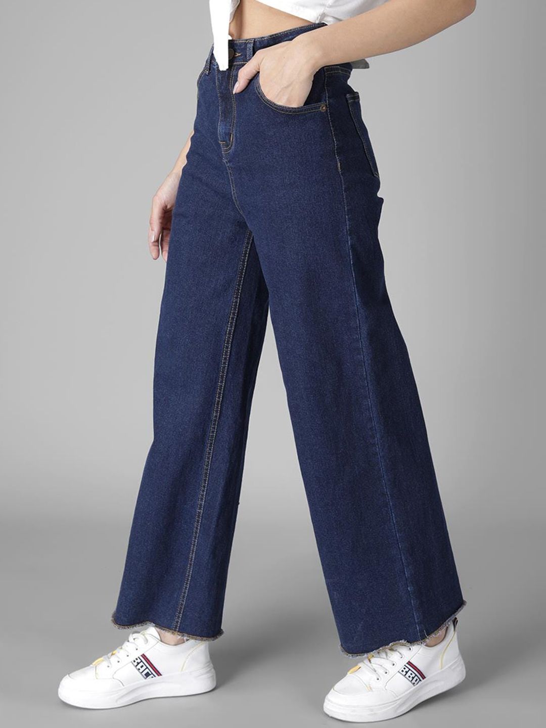 Kotty Women Pack Of 2 Jean Flared High-Rise Stretchable Jeans