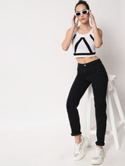 Kotty Women Black Jean Slim Fit Stretchable Jeans