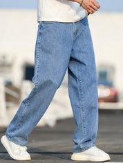 Kotty Men Straight Fit Mid-Rise Stretchable Jeans