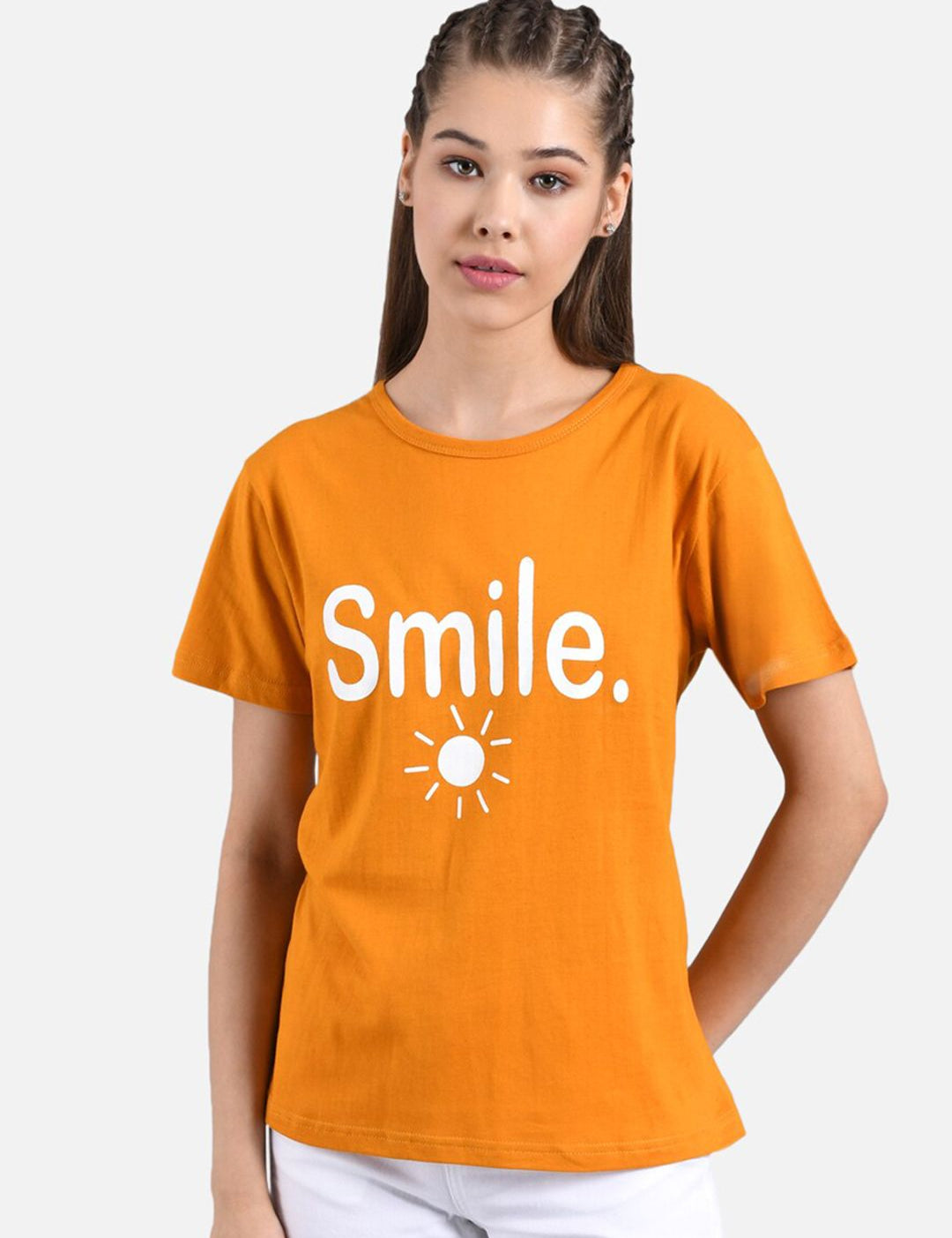 Kotty Women Pack Of 2 Printed Round Neck T-shirts