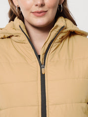 Kotty Hooded Longline Padded Jacket