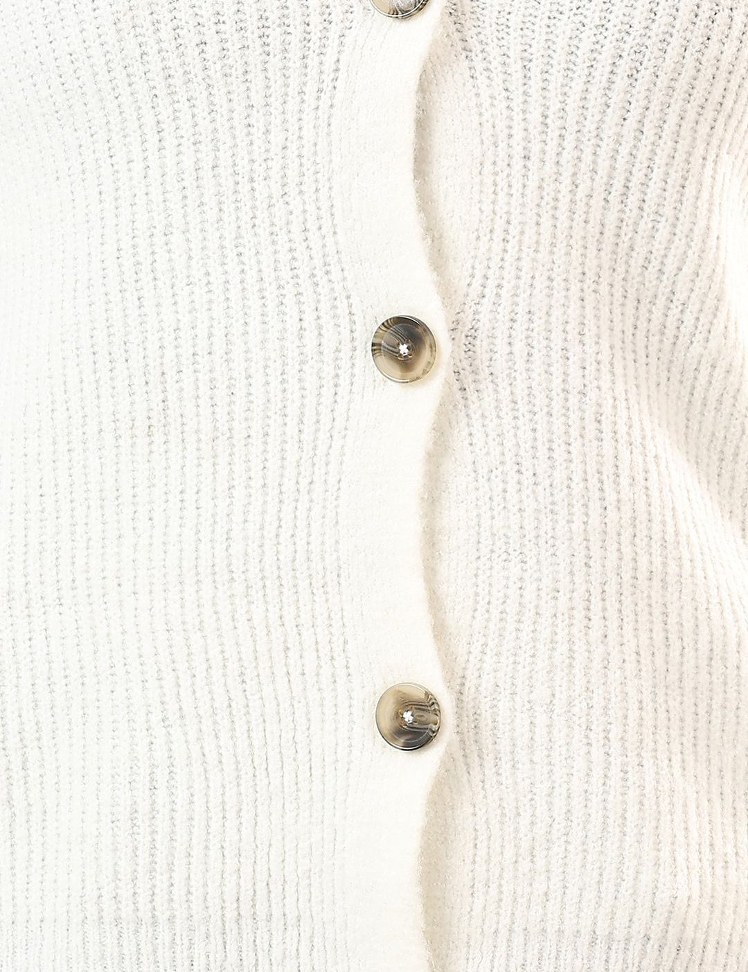 Kotty Women Ribbed V-Neck Long Sleeves Cardigan