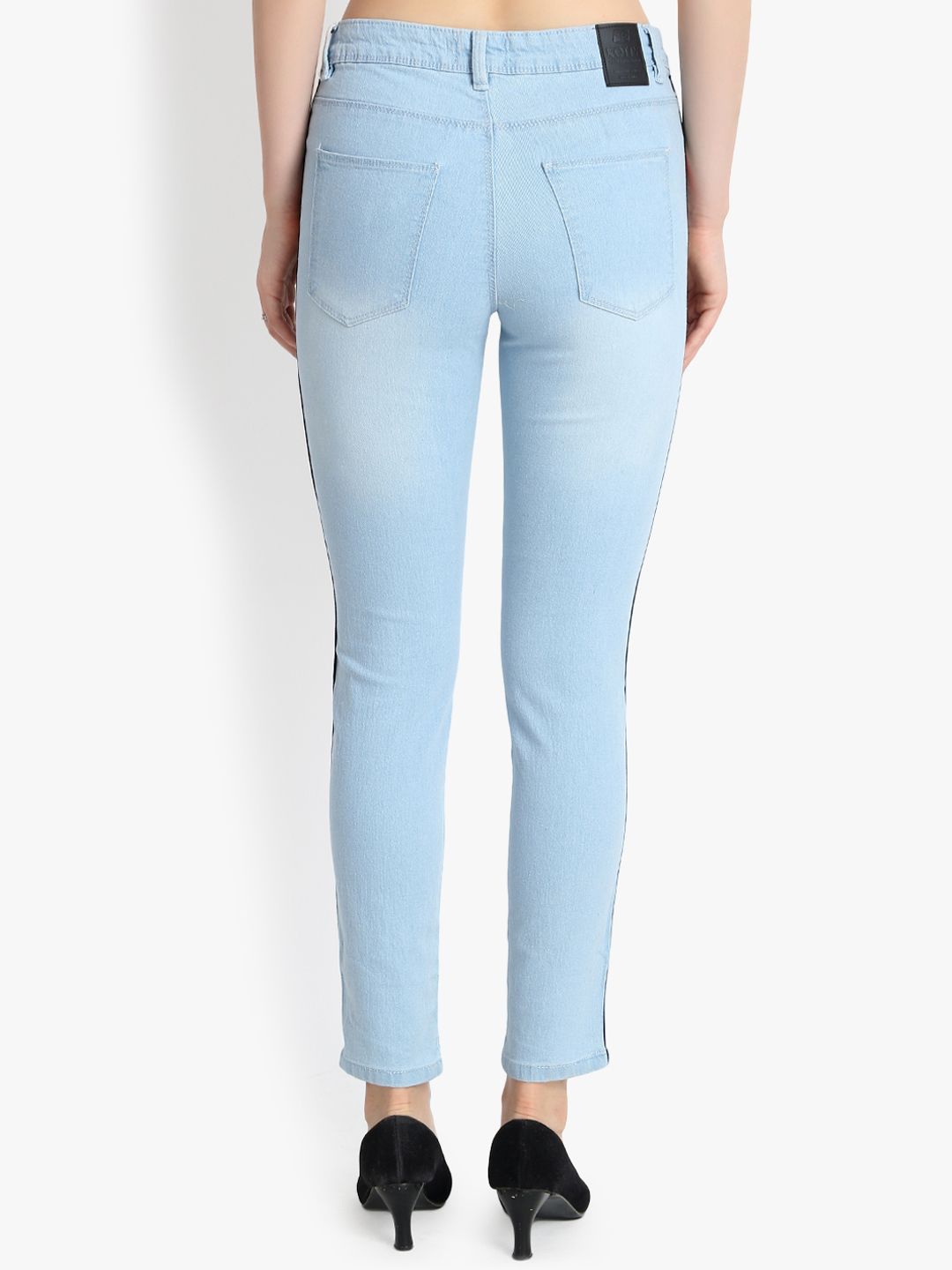 Kotty Women Blue Skinny Fit High-Rise Clean Look Jeans