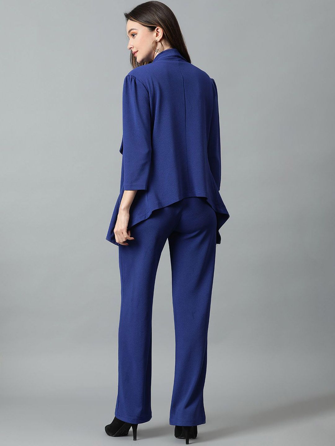 Kotty Blue Shawl Neck Blazer & Trouser