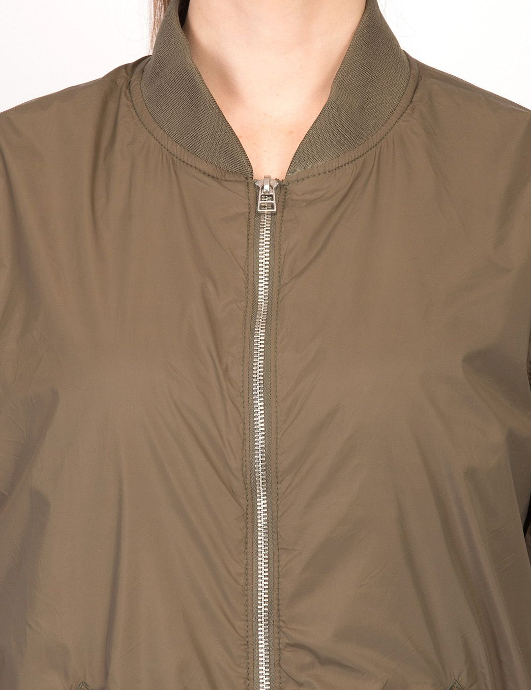 Kotty Women Brown Solid Insulator Bomber Jacket