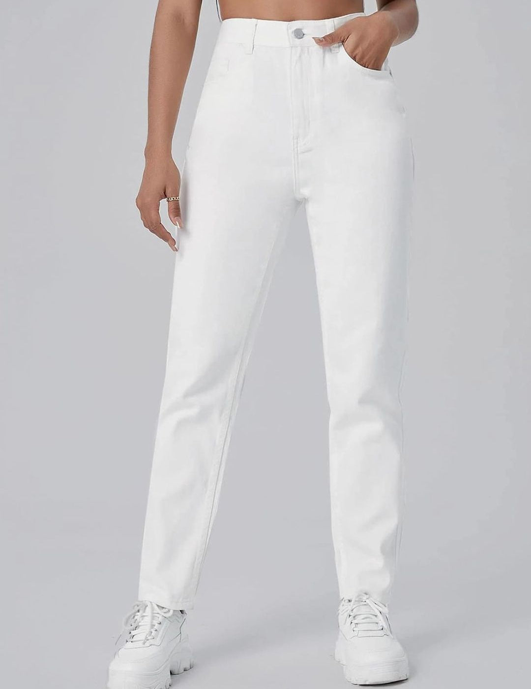Kotty Women White Jean High-Rise Stretchable Jeans