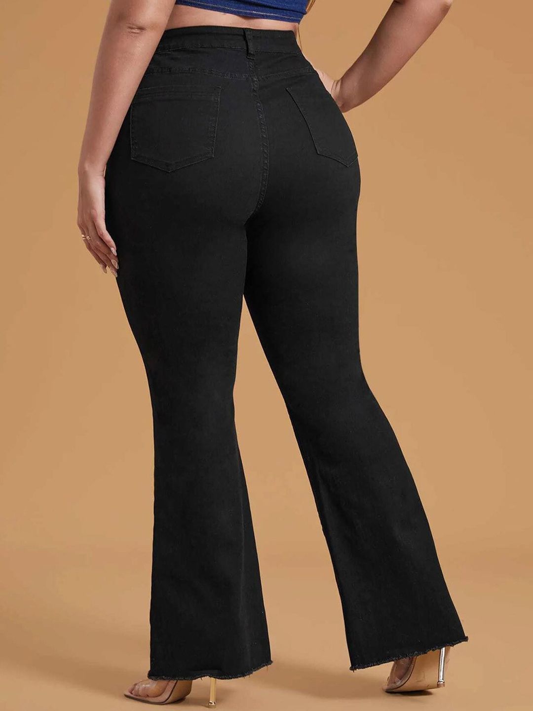 Kotty Women Jean Bootcut High-Rise Stretchable Jeans