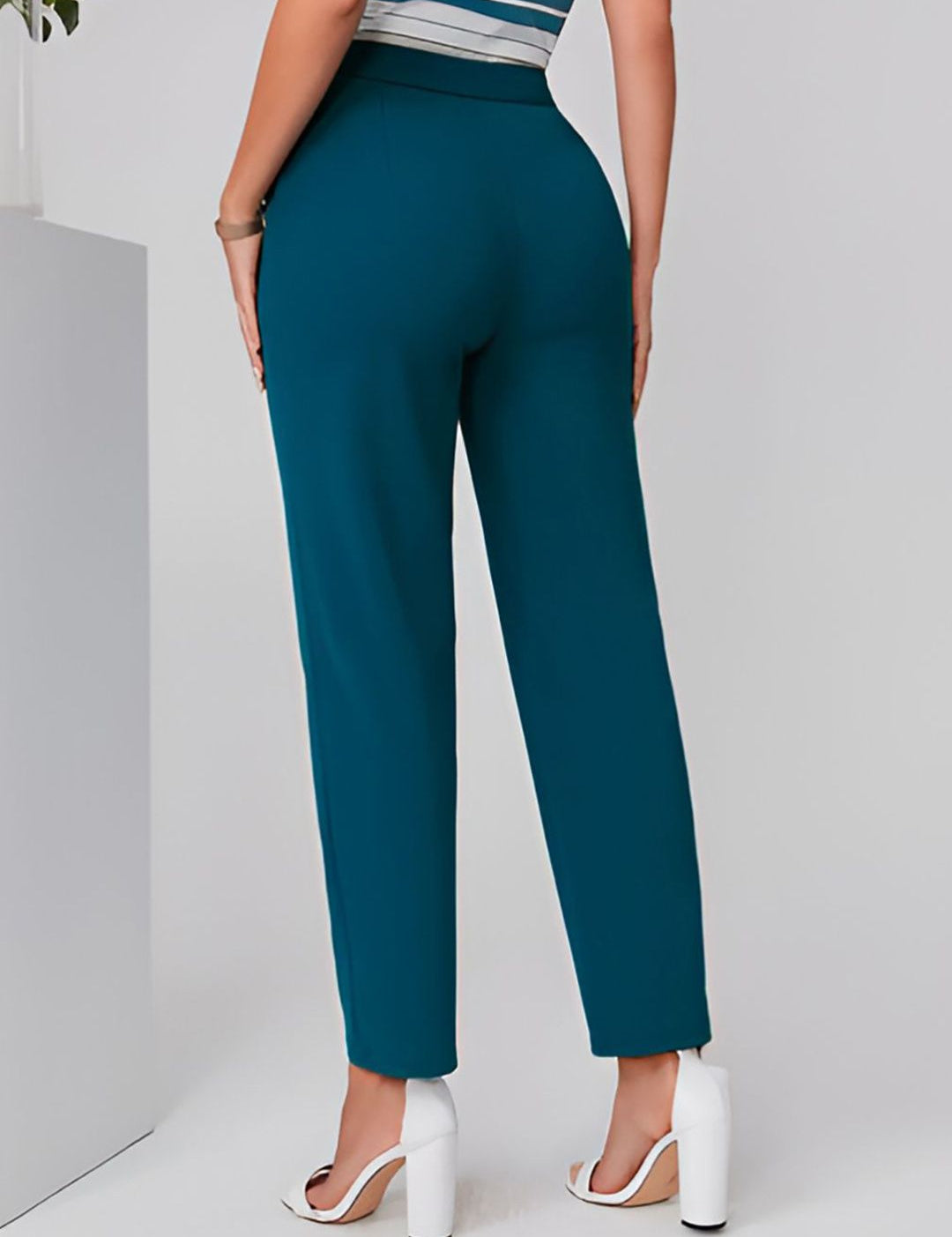 Kotty Women Relaxed High-Rise Easy Wash Trousers