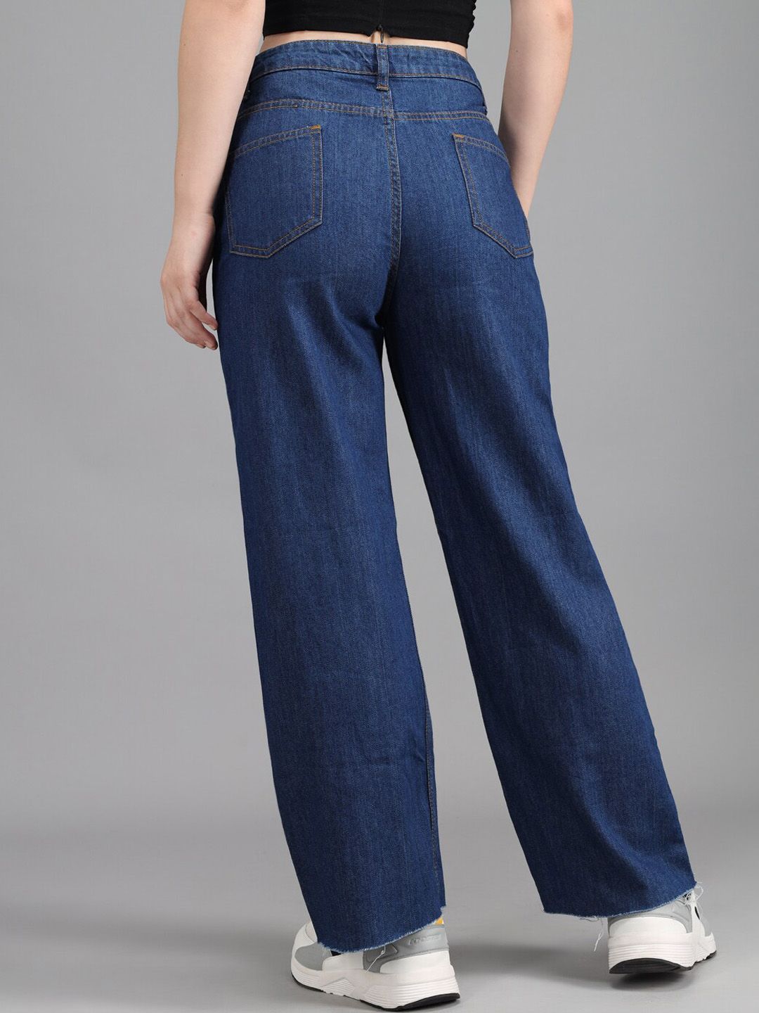 Kotty Women Blue Flared High-Rise Jeans