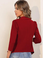 Kotty Shawl Collar Open Front Jacket