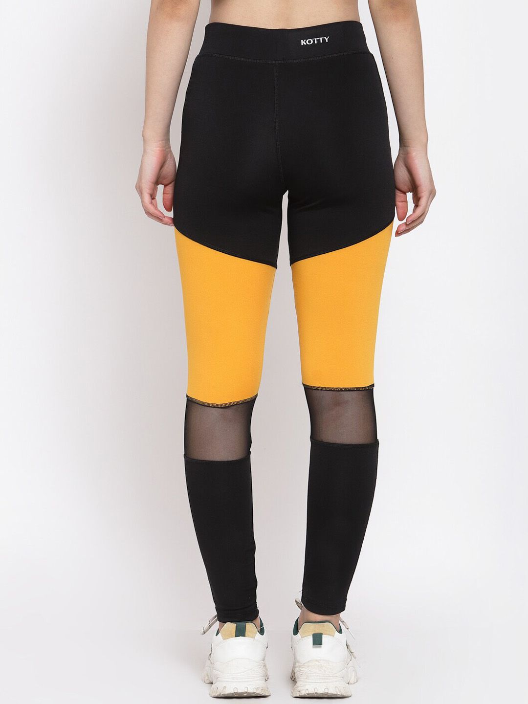 Kotty Women Colourblocked Training or Gym Tights