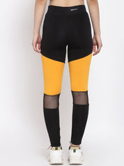 Kotty Women Colourblocked Training or Gym Tights