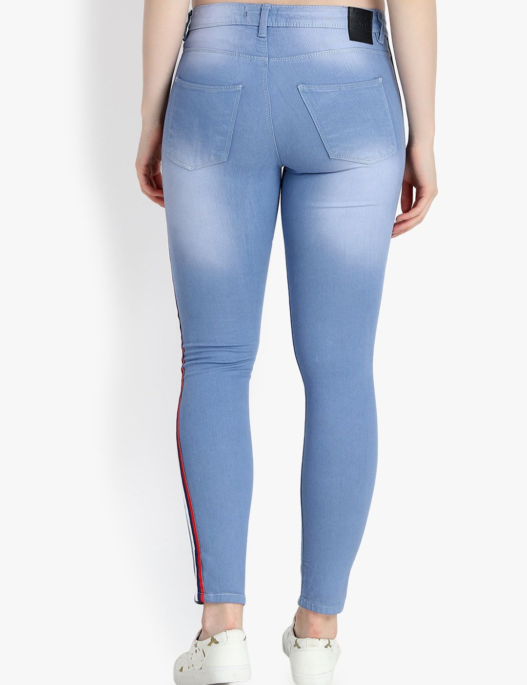 Kotty Women Blue Skinny Fit High-Rise Clean Look Jeans