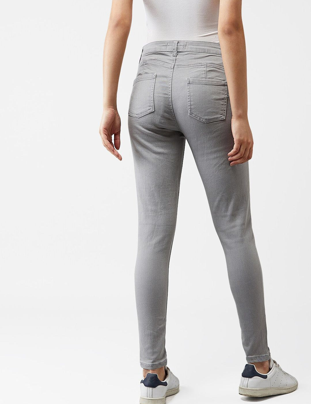 Kotty Women Grey Skinny Fit Jeans