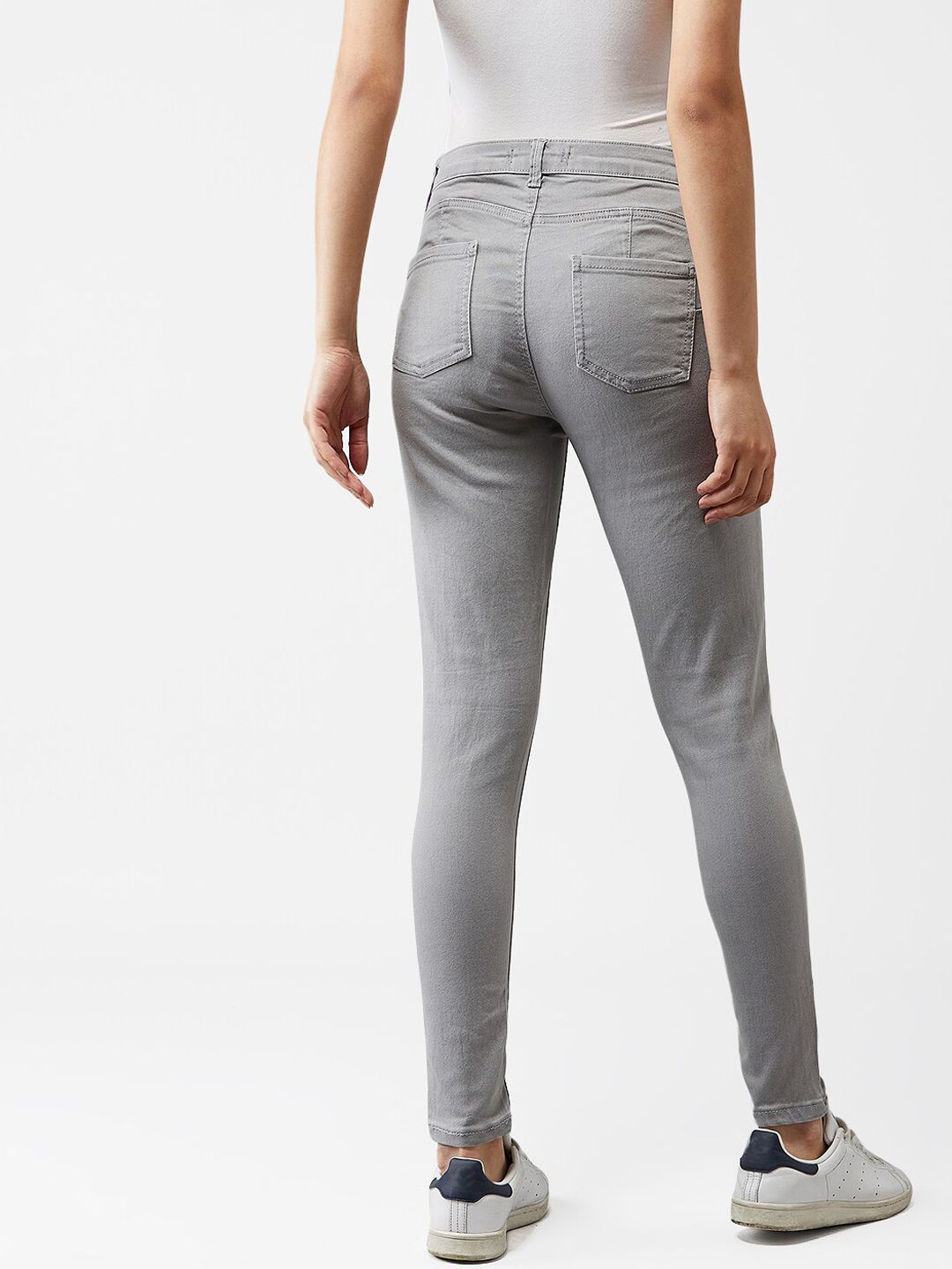 Kotty Women Grey Skinny Fit Jeans