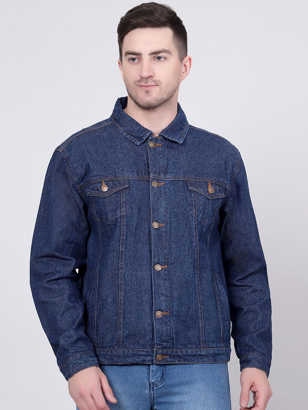 Kotty Men Washed Outdoor Denim Jacket