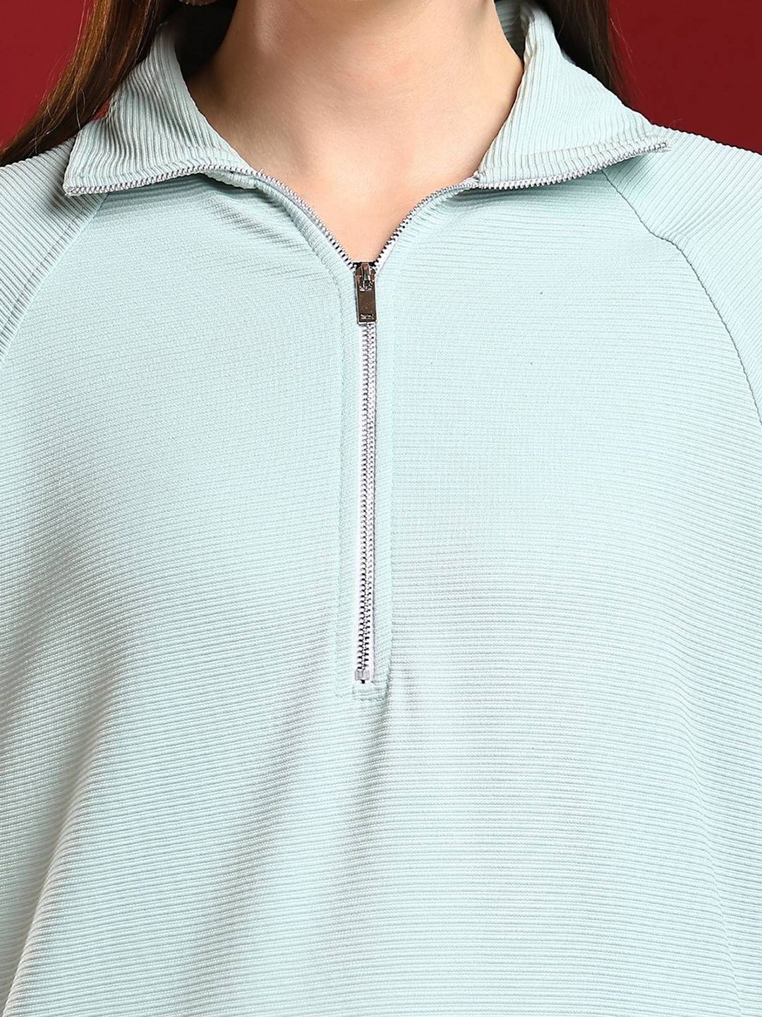 Kotty Women Shirt Collar Therma-Fit Pullover Sweatshirt