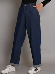 Kotty Women Blue Jean High-Rise Clean Look Stretchable Jeans