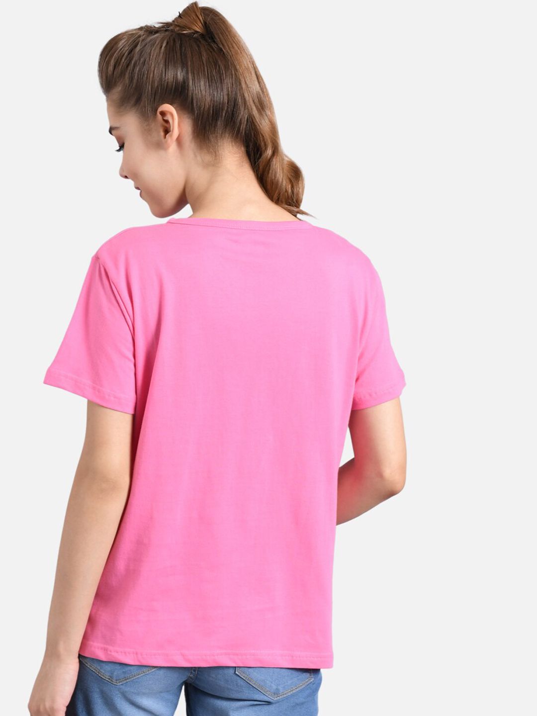 Kotty Women Pack Of 2 Printed Round Neck T-shirts