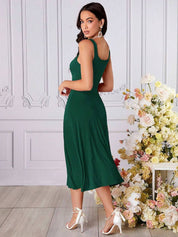 Kotty Women Sleeveless Fit & Flare Midi Dress