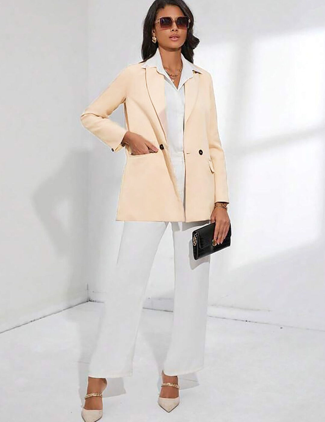 Kotty Double-Breasted Casual Blazer