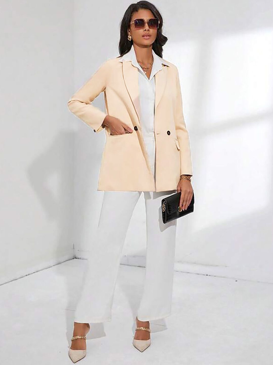 Kotty Double-Breasted Casual Blazer