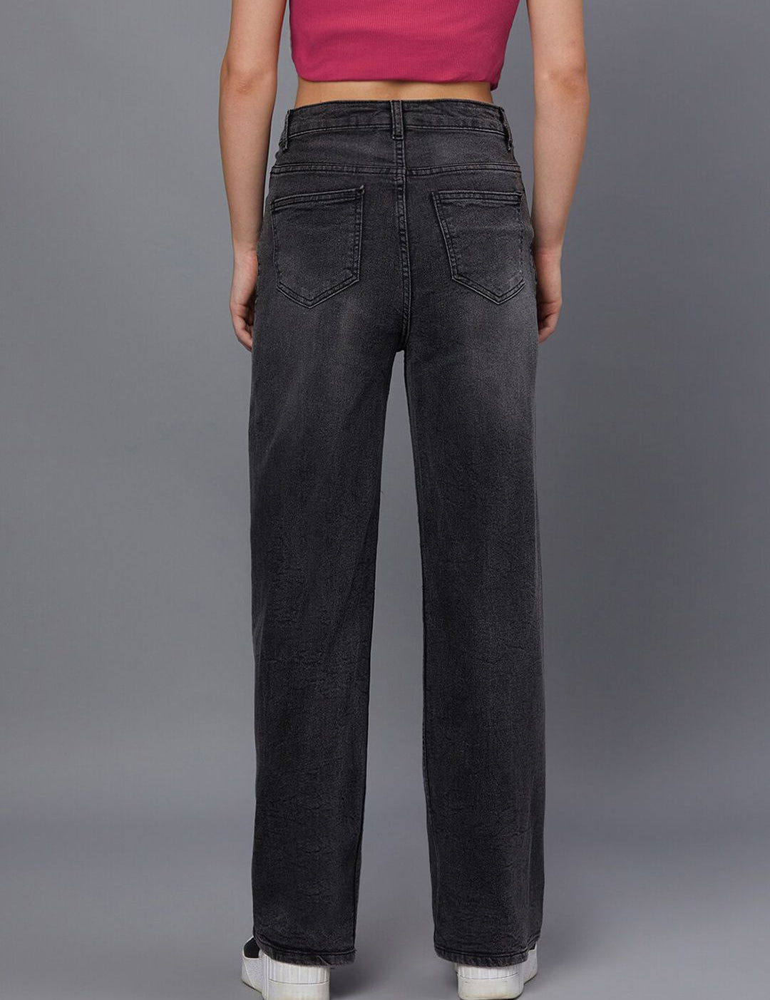 Kotty Women Black Jean Light Fade Stretchable Jeans