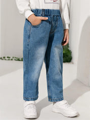 Kotty Girls Jean Fit Light Fade Stretchable Jeans