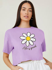 Kotty Women Graphic Printed Round Neck T-shirt