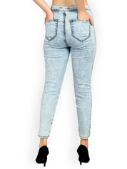 Kotty Women Blue Skinny Fit High-Rise Clean Look Jeans