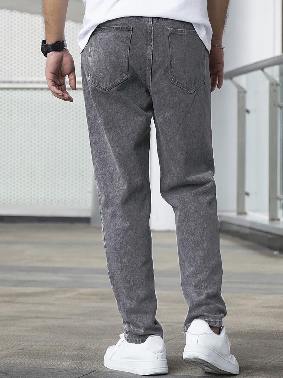 Kotty Men Regular Fit Mid-Rise Stretchable Jeans