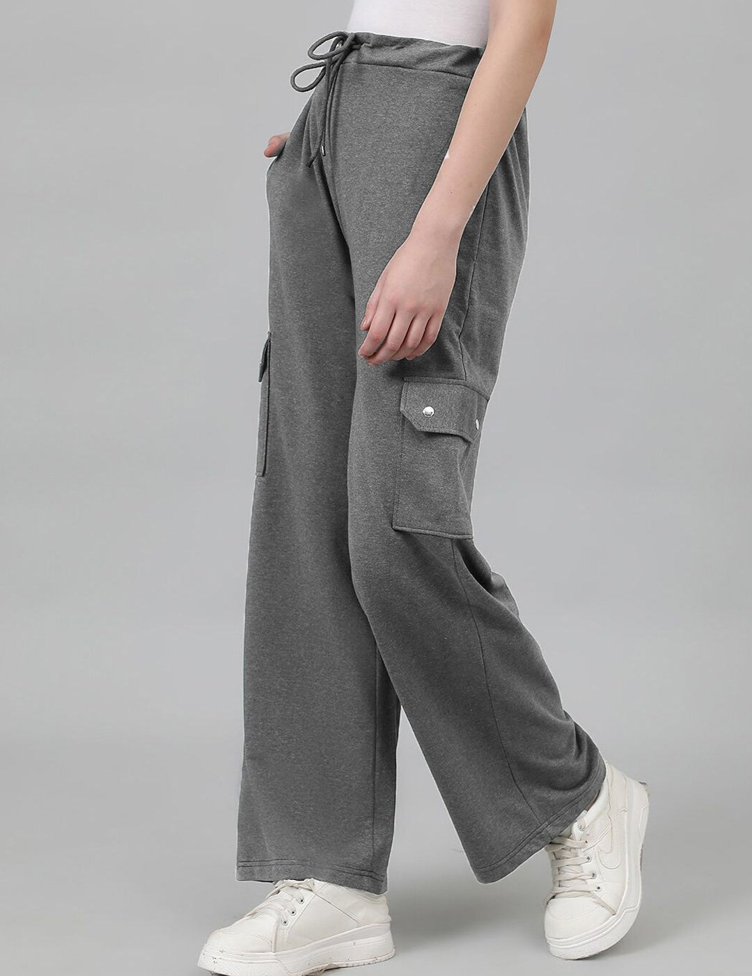 Kotty Women Cotton Mid-Rise Track Pants
