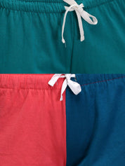 Kotty Women Pack of 2 Colourblocked Lounge Shorts