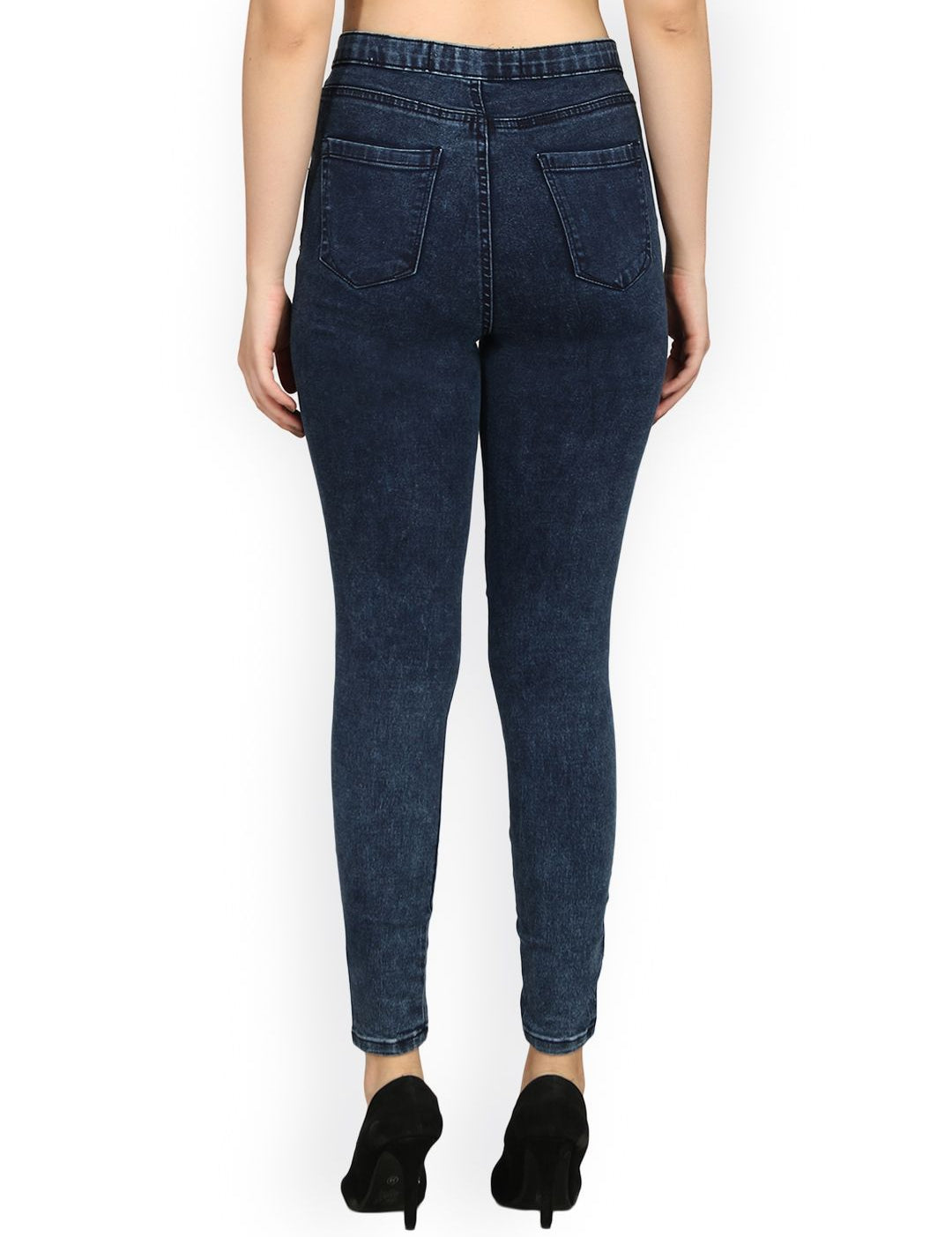 Kotty Women Blue Skinny Fit High-Rise Clean Look Jeans