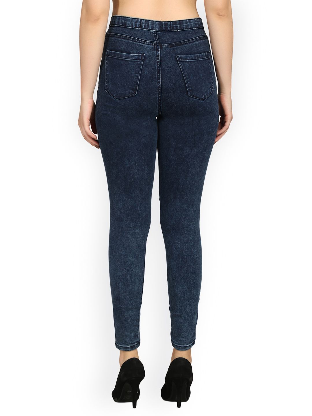 Kotty Women Blue Skinny Fit High-Rise Clean Look Jeans