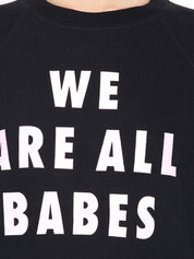 Kotty Women Black Printed Sweatshirt