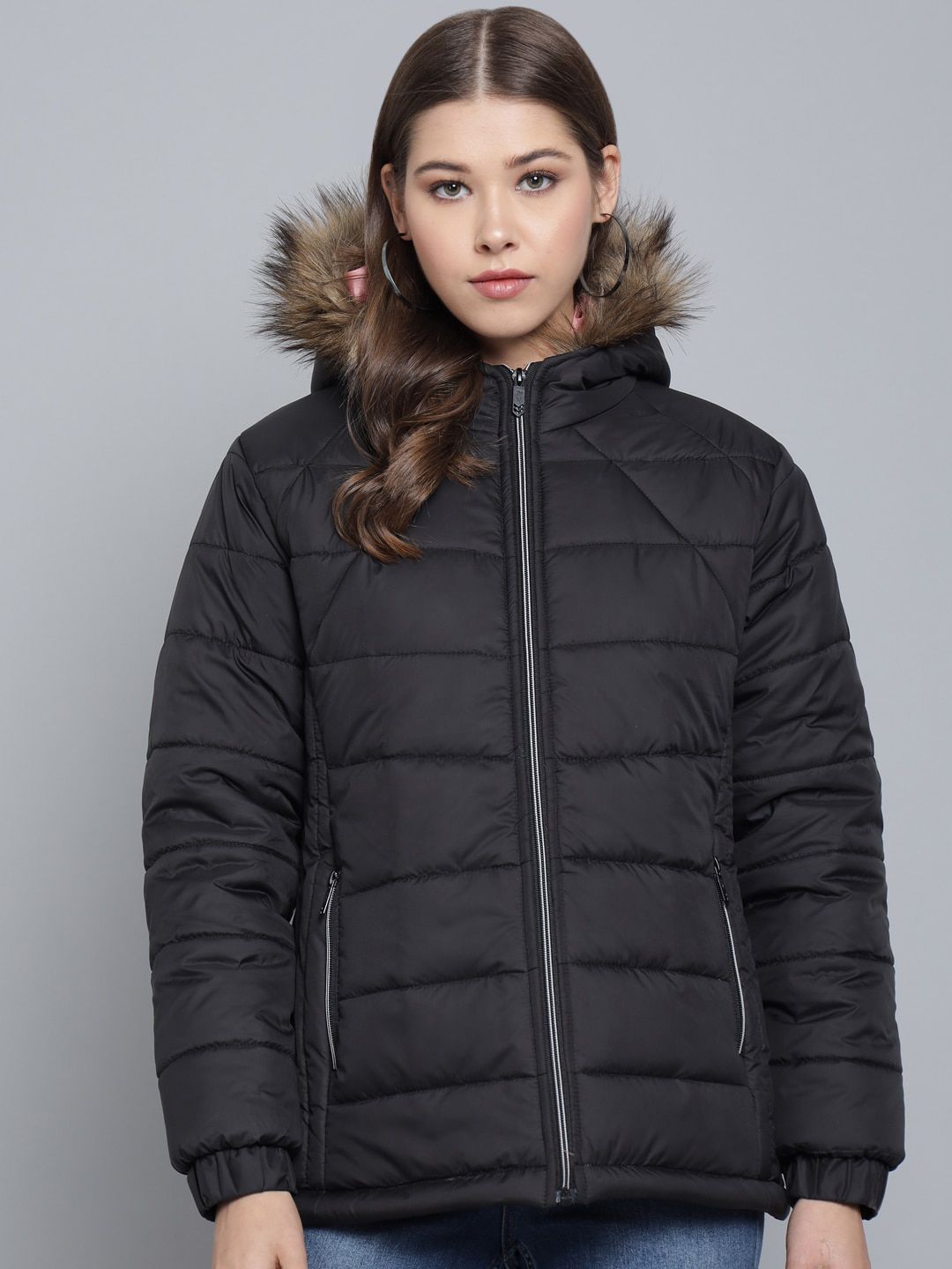 Kotty Women Black Insulator Padded Jacket