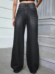 Kotty Women Jean Straight Fit High-Rise Clean Look Light Fade Stretchable Jeans