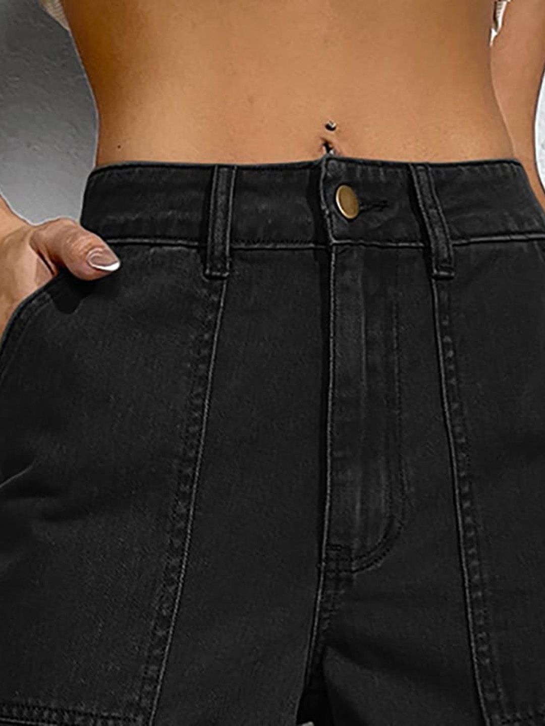 Kotty Women Jean Straight Fit High-Rise Stretchable Jeans